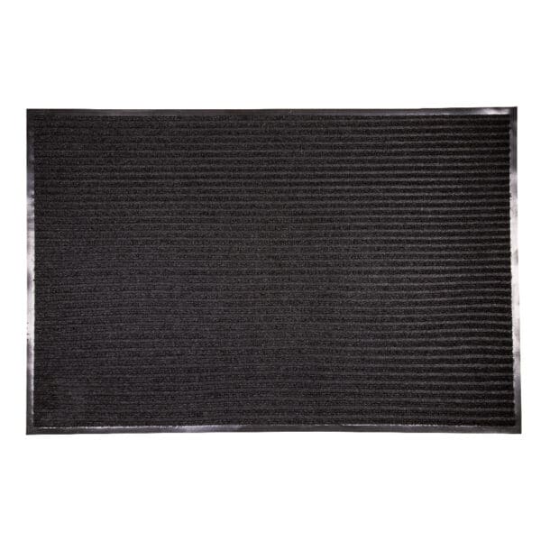PVC Ribbed Door Mat; (60x90)cm, Black