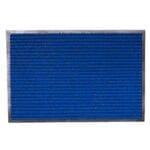 PVC Ribbed Door Mat; (40x60)cm, Dark Blue