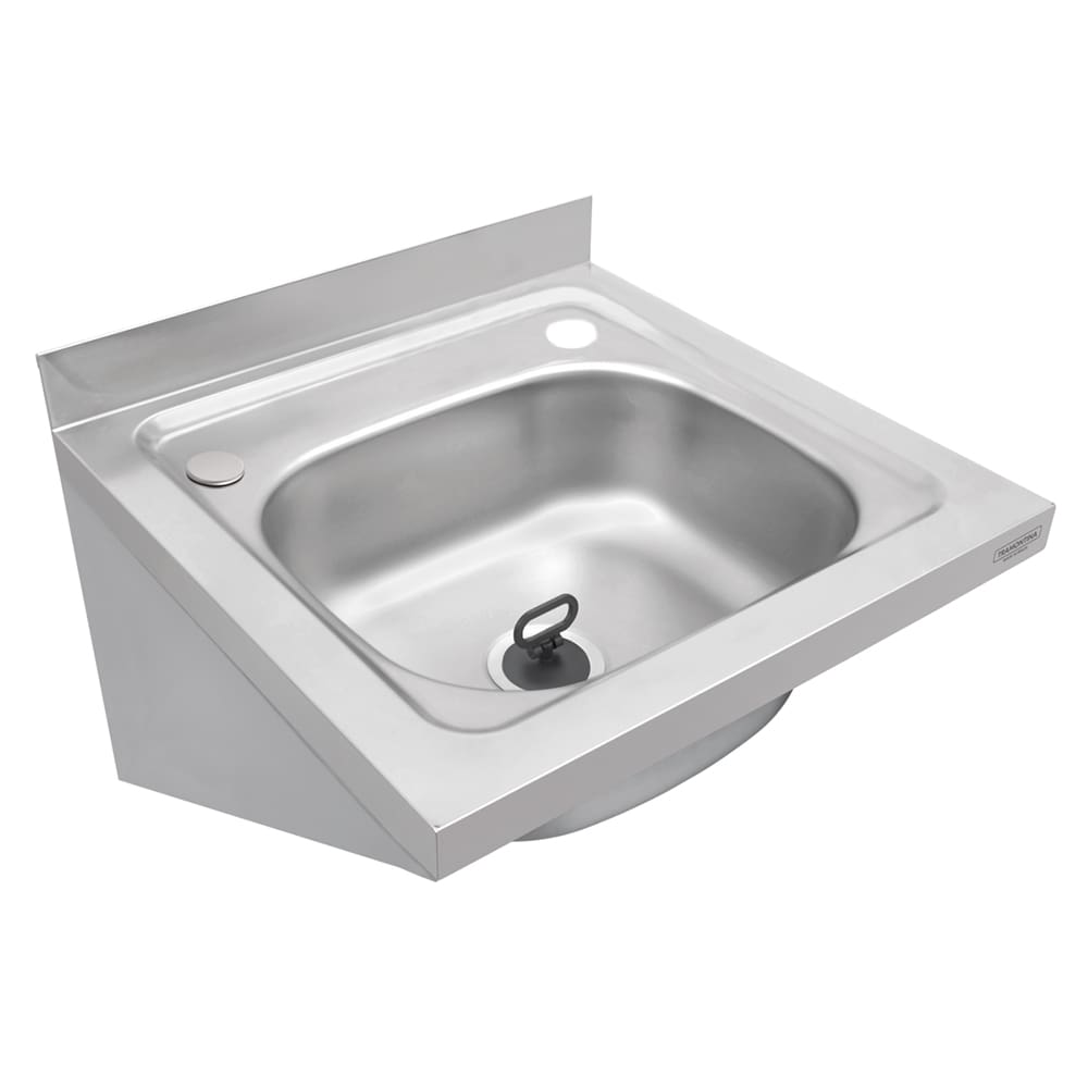 Stainless Steel Wash Basin + Waste, Single Bowl; (40x40x31)cm, Satin