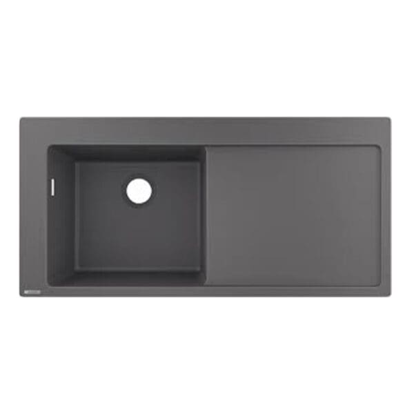 Hansgrohe: S5110-F450 Built-In Sink 450, Single Bowl, Stone Grey