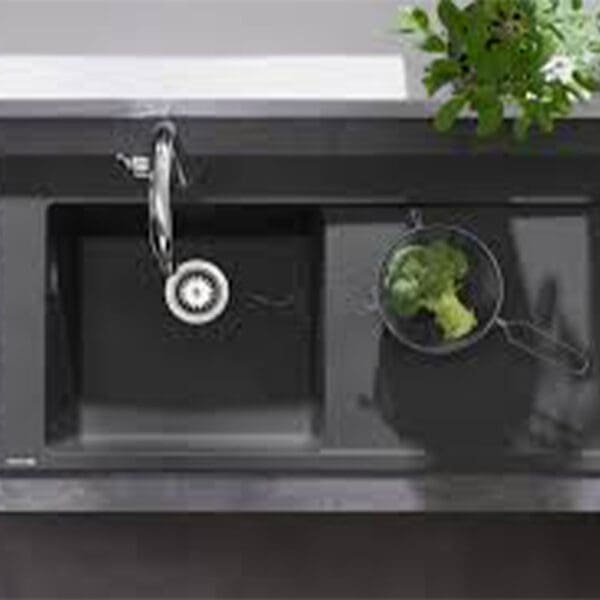Hansgrohe: S5110-F450 Built-In Sink 450, Single Bowl, Graphite Black