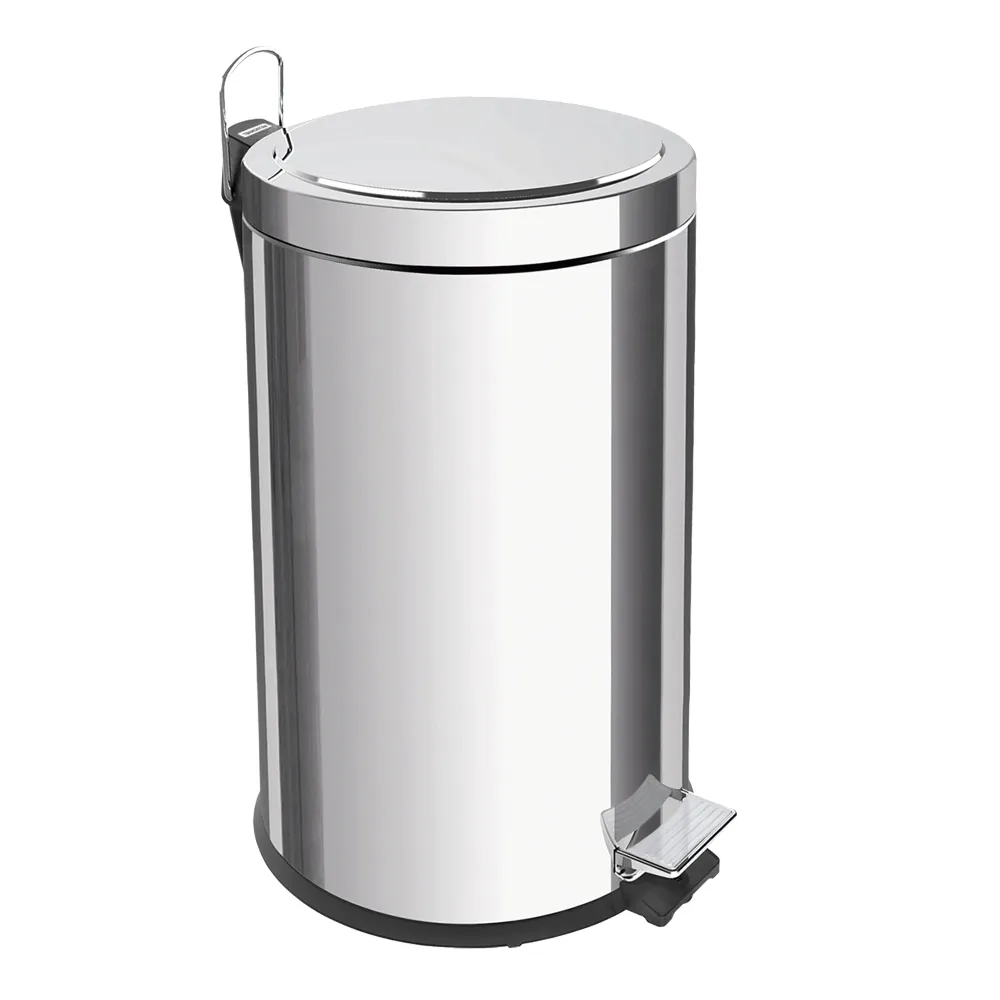 Tramontina: S/Steel Step Bin; 12lts, Silver