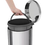 Tramontina: S/Steel Step Bin; 12lts, Silver