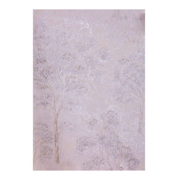 T &C Textured Tree Art Pattern Wallpaper Collection-300GSM: (1.06x15.6)metres, Off White