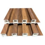 WPC Fluted Wall Décor Panel - Walnut; 60824-2; (290x16)cm