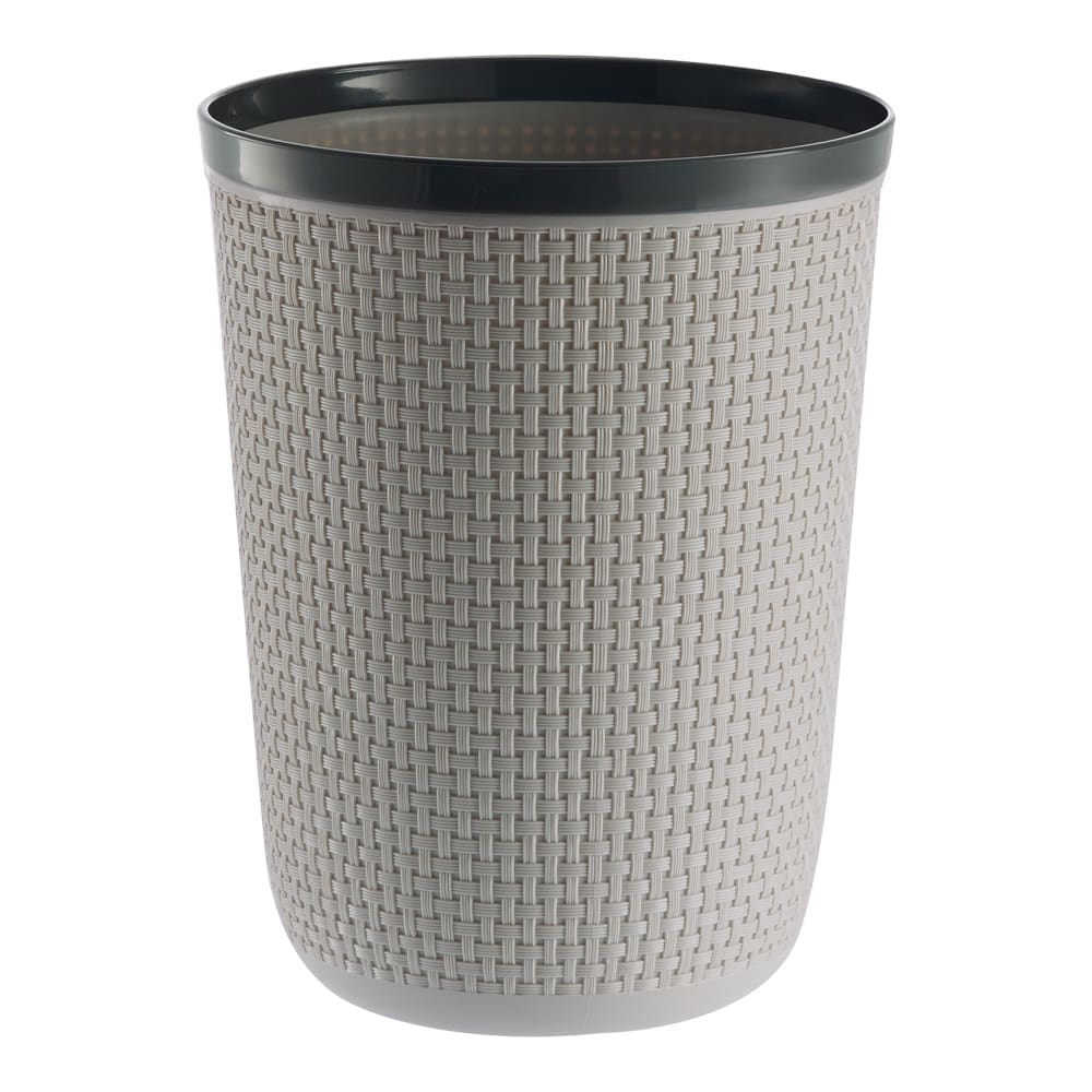 Saan Waste Bin; 9Lts, Grey/Dark Grey