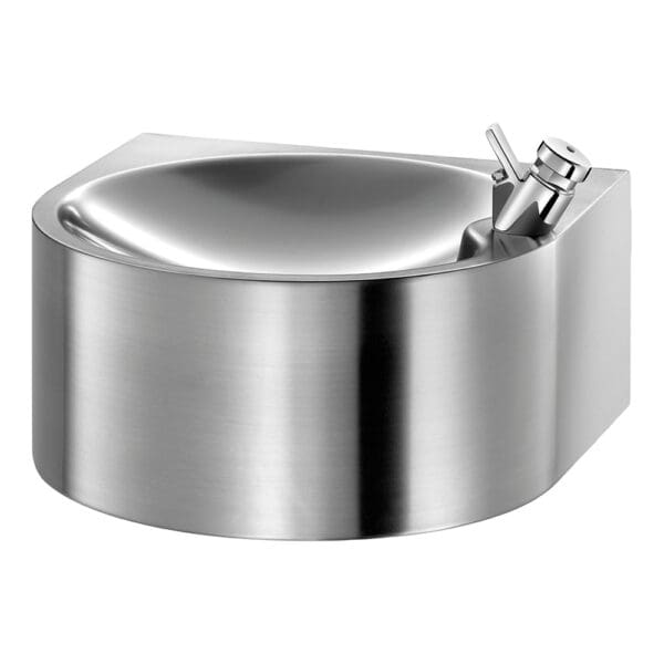 Mediclinics: Wall-Mounted Stainless Steel Drinking Water Fountain, Satin