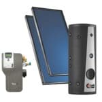 Solar Forced Circulation System; CL2-300/2-M4-210 (Sloping Roof)
