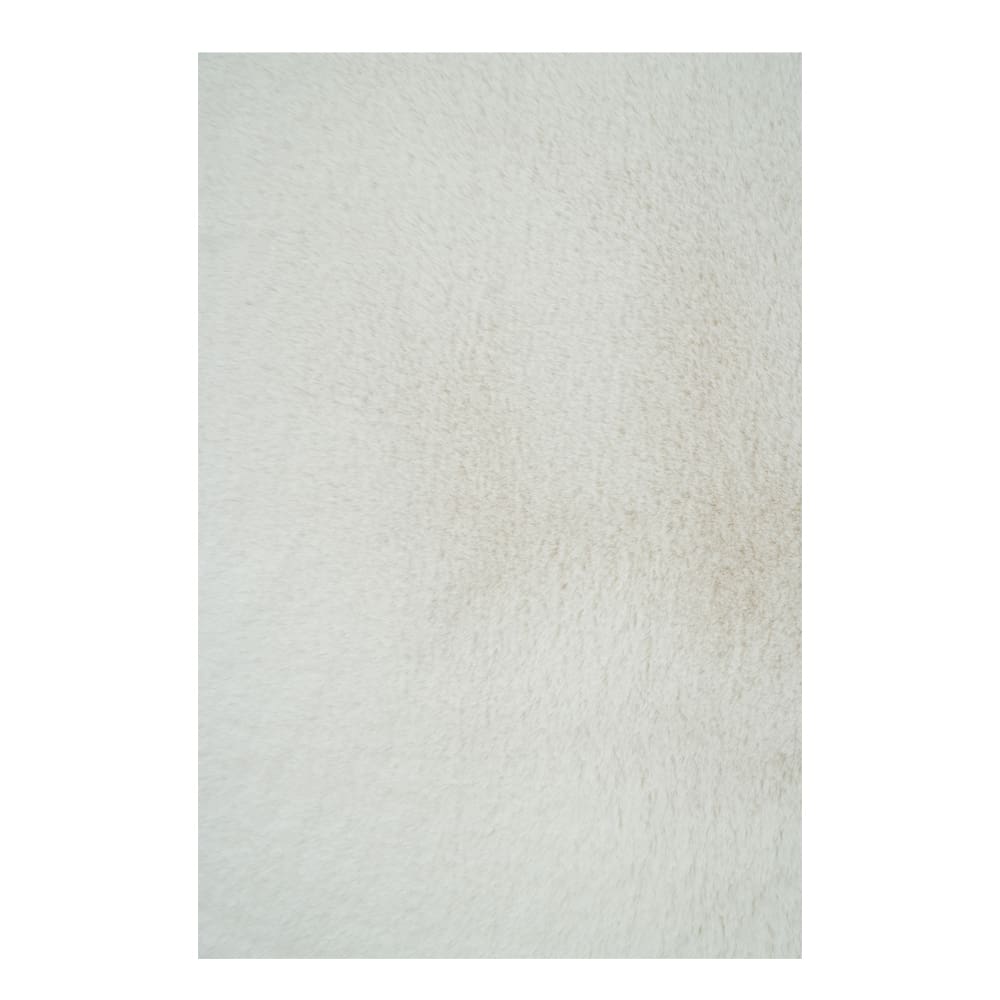 WUHU: Faux Fur Carpet Rug; (150x200)cm, Ivory