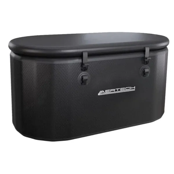 Aertech: DWF Oval Ice Bath Tub, Black; (160x80x65)cm