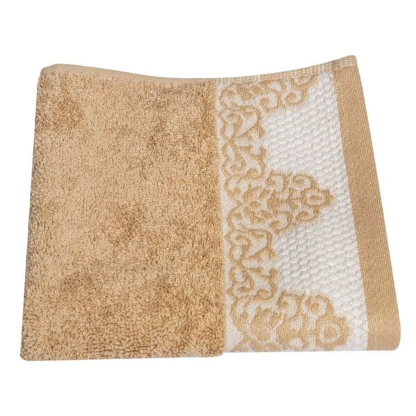 Wing Face Towel: (33x33)cm, Beige