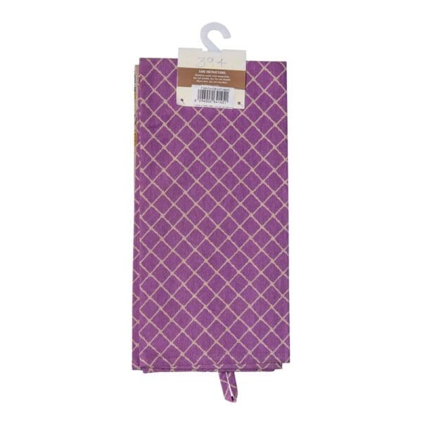Kitchen Towel Set, 2pc; (50x70)cm, Purple
