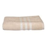 Bath Towel, Melange Design; (70x140)cm, Dark Beige