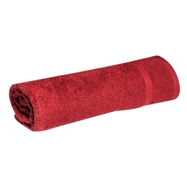 Bath Towel, 450GSM; (70x140)cm, Red