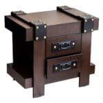 Wooden Side Table, Cocoa - Image 2