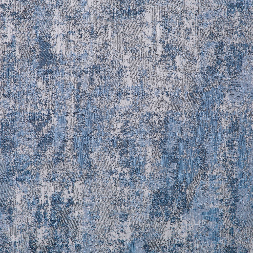 SACHI Collection: MITSUI Polyester Jacquard Fabric; 280cm, Blue/Grey