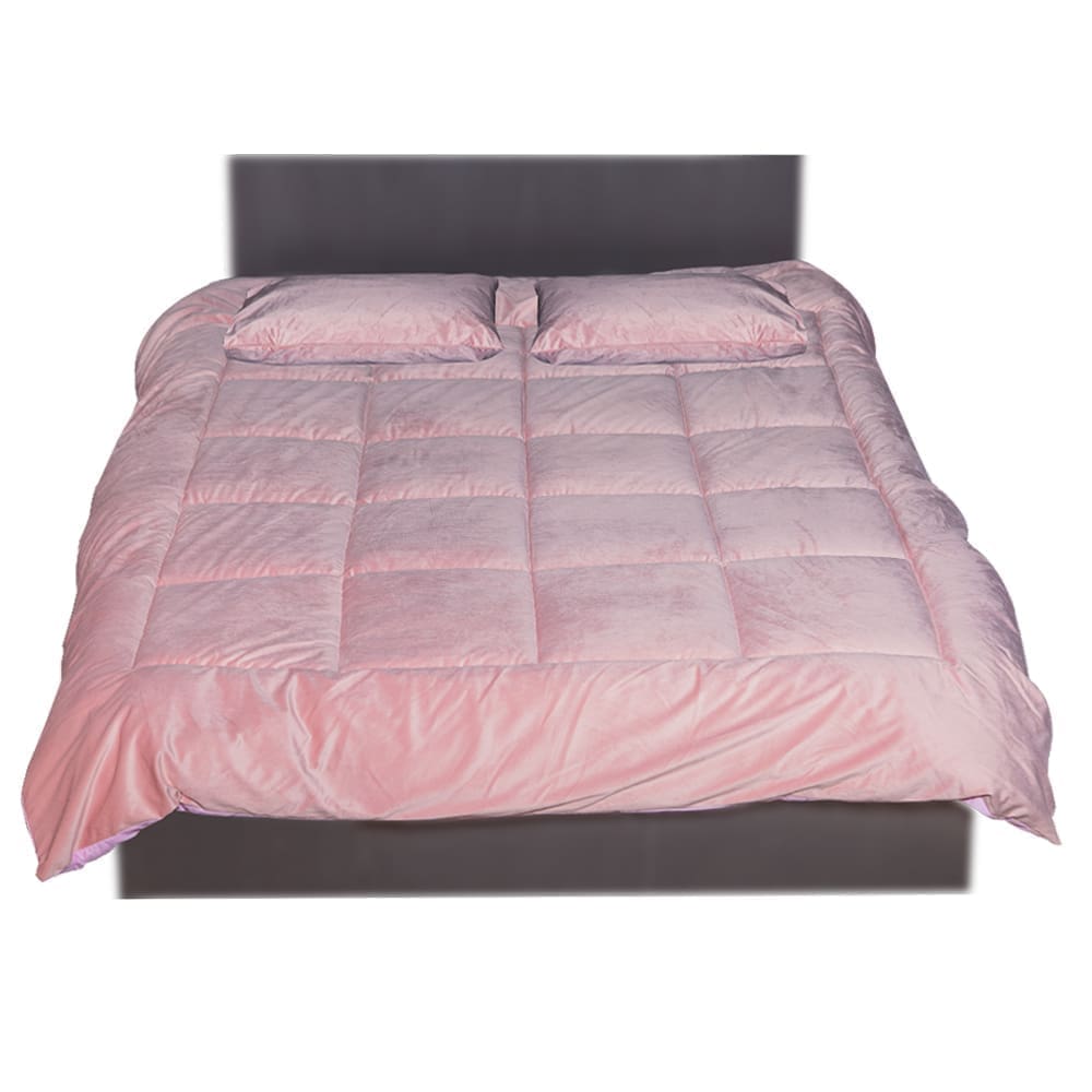 Domus: Single Summer Comforter Set: 3pc; (160x200)cm, Velvet Pink 1 Domus: Single Summer Comforter Set: 3pc; (160x200)cm, Velvet Pink