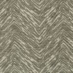 Plazio Chenille: Vista  Textured Chevron Pattern Upholstery Furnishing Fabric; 140cm, Grey