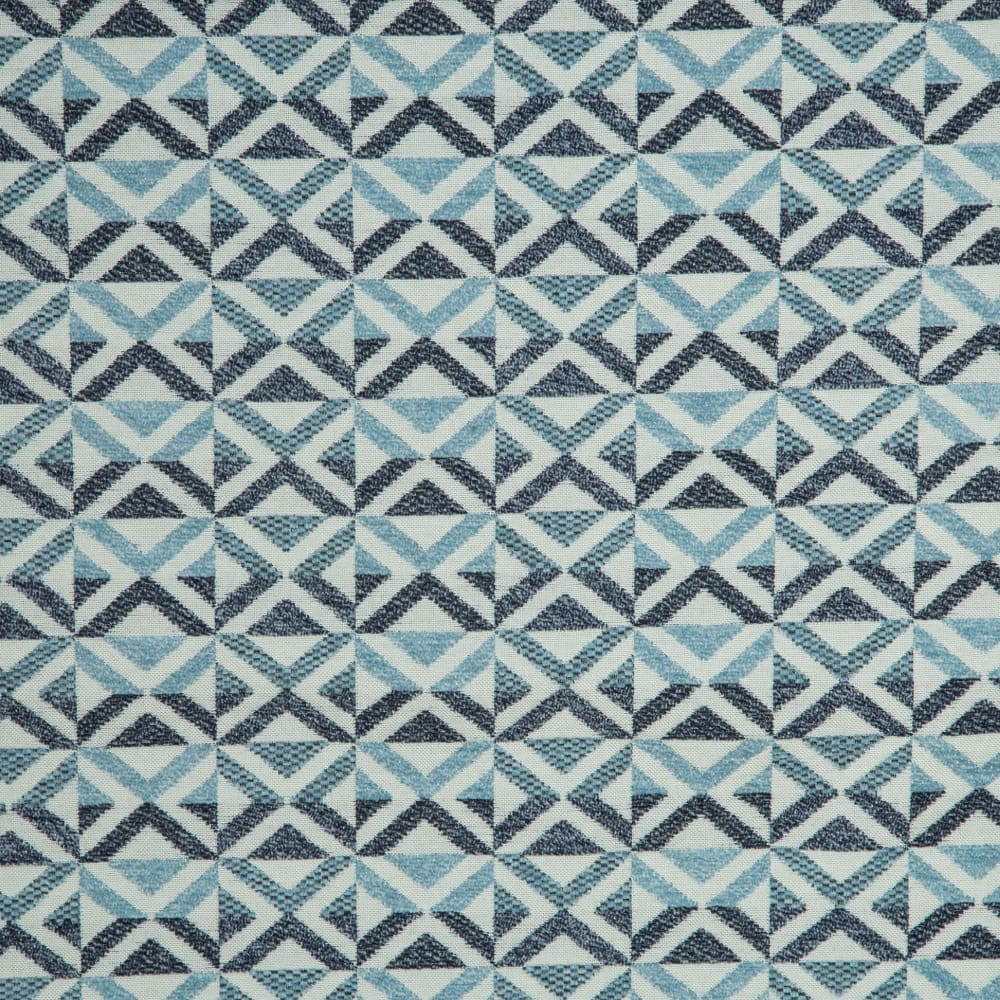 Solitaire Collection: Mitsui Polyester Upholstery Fabric; 140cm, Blue