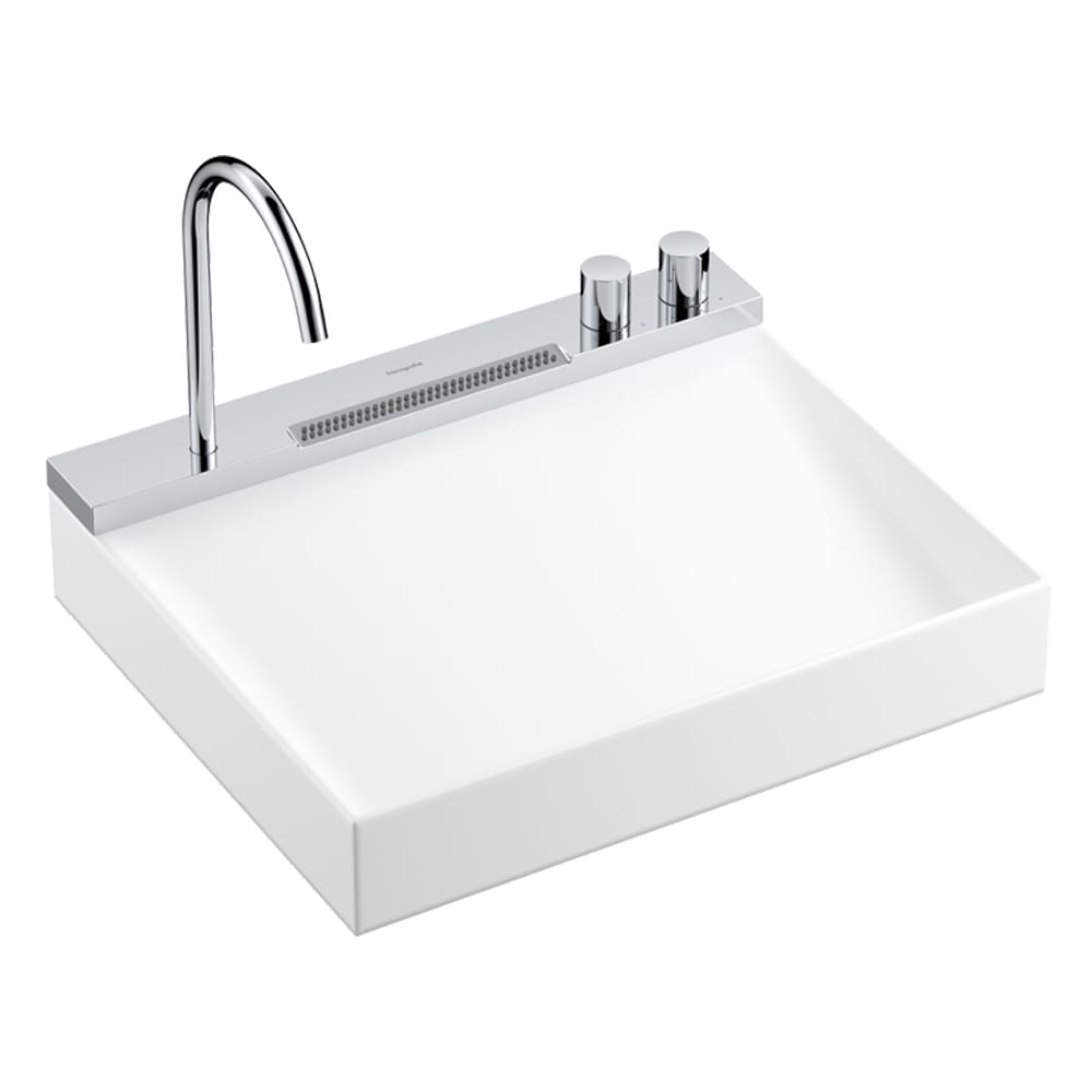 Hansgrohe Avalegra AquaUnit: Wash Basin-58cm + Basin Mixer Chrome Plated