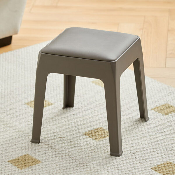 PP Stool With Cushion; (32x32x120)cm, Grey