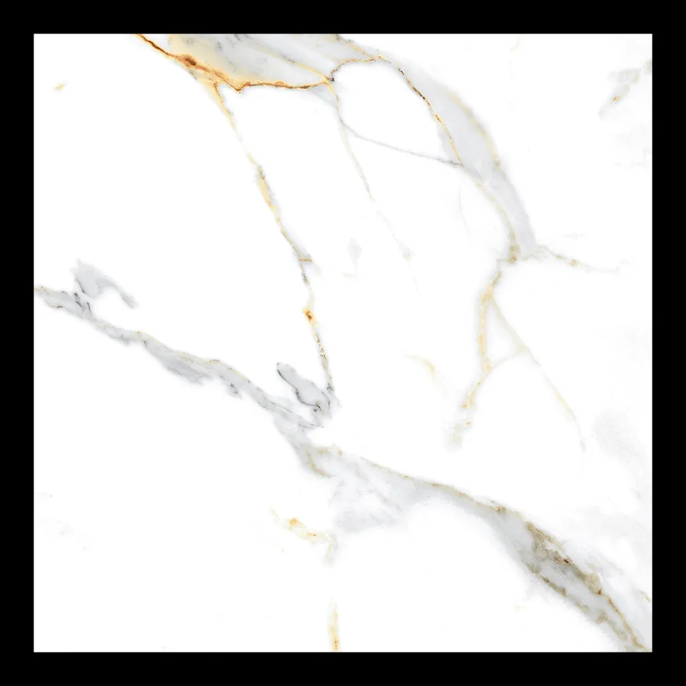 Carrara Gold Mate GDMR60803: Matt Porcelain Tile; (59.6x59 Carrara Gold Mate GDMR60803: Matt Porcelain Tile; (59.6x59.6)cm, White