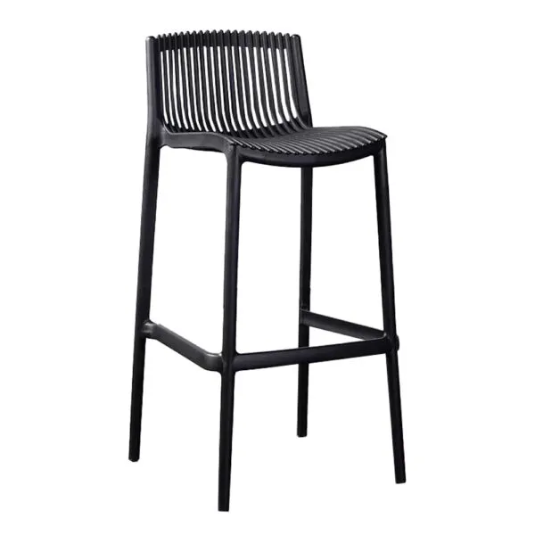High Bar Chair, (62x51x114)cm, Black