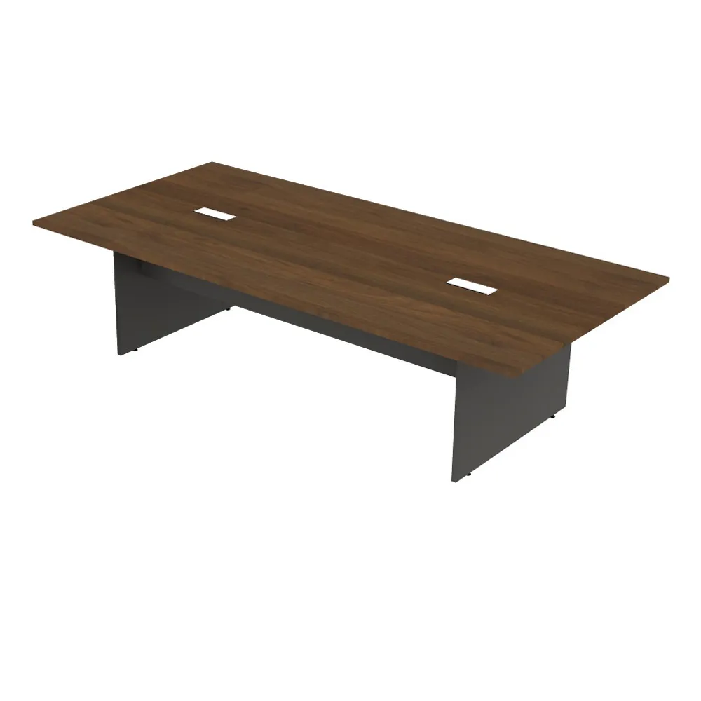 Sunon: Office Meeting Table; (360x140x750)cm, Brown/Grey