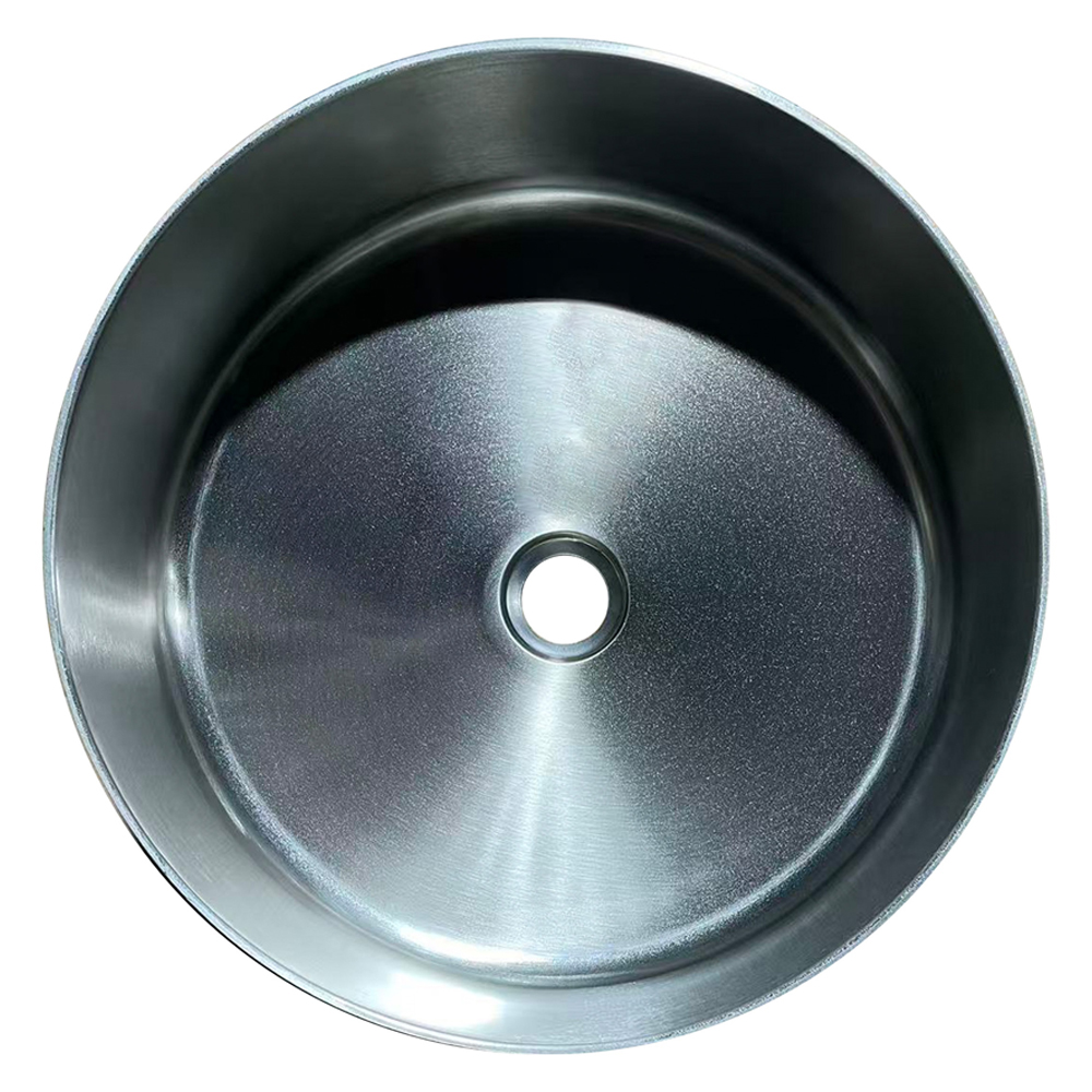 Stainless Steel Kitchen Sink: Single Bowl + Waste; (40x40x12)cm (1.0mm), Nano Black