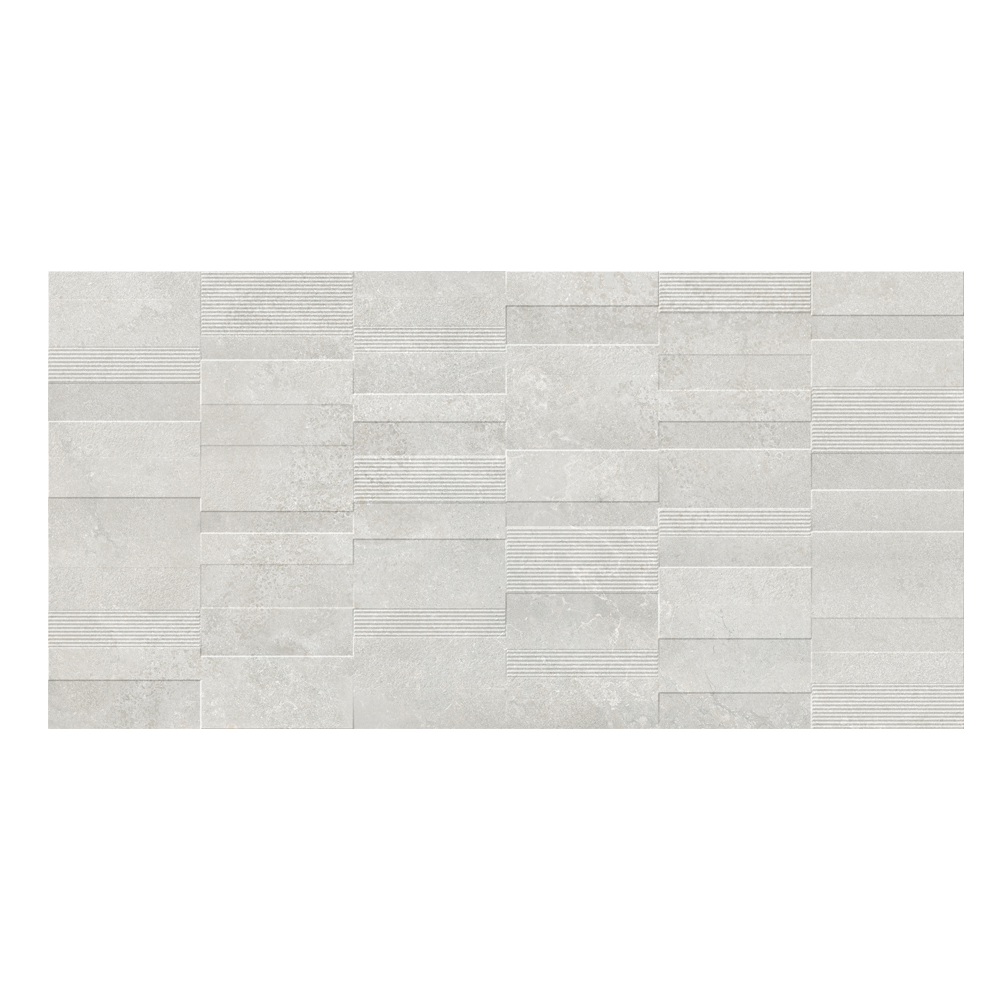 Lunar Bianco: Matt Porcelain Decor Tile; (60.0x120.0)cm