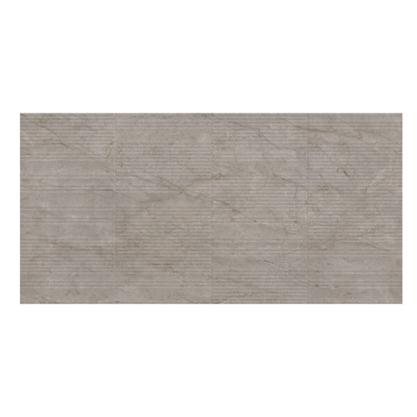 Roots Gris: Matt Porcelain Decor Tile; (60.0x120.0)cm