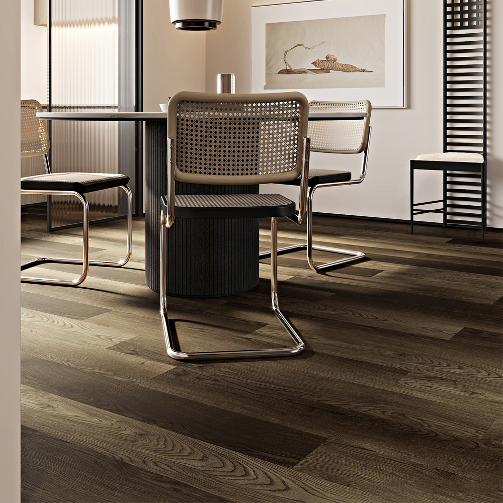 Decorium Click Lock SPC: Vinyl Plank; (18.2x122)cm, Brown