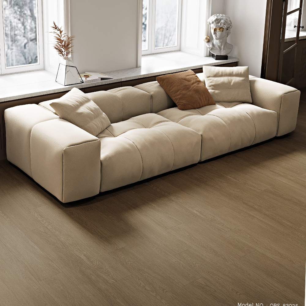 Decorium Click Lock SPC: Vinyl Plank; (18.2x122)cm, Brown