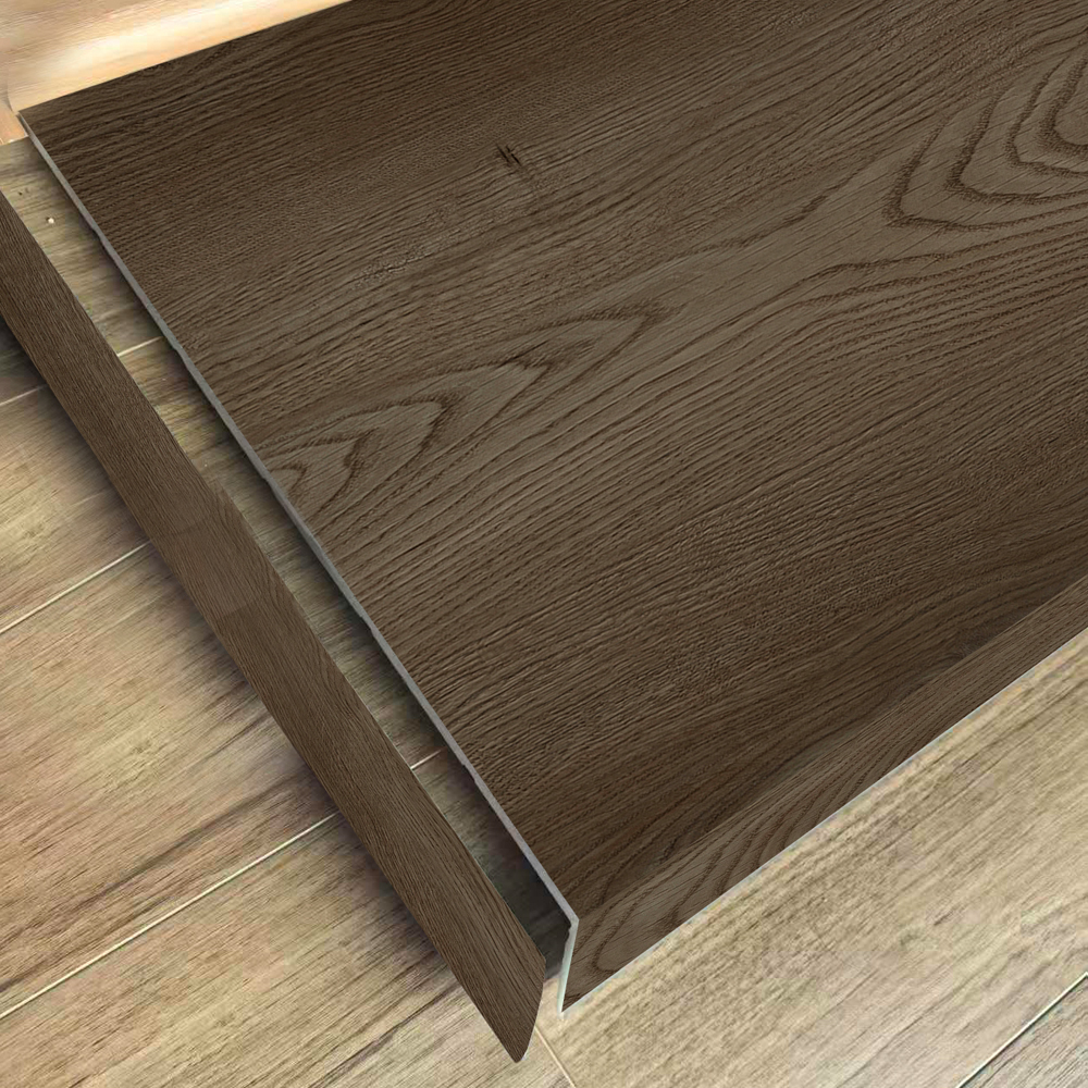 Decorium SPC: Vinyl Plank Step Tread; 1.2M, Brown