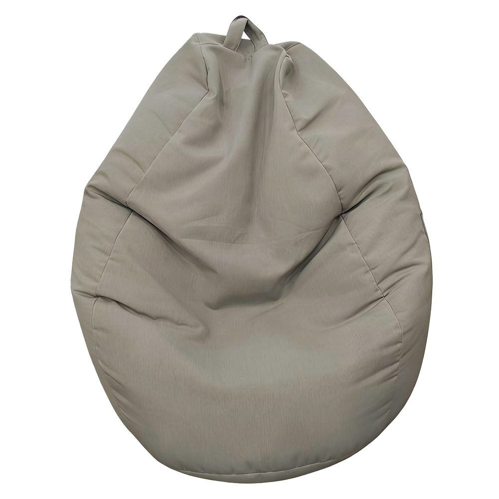 Outdoor Round Bean Bag; (90x110)cm, Grey