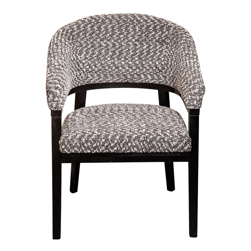 Fabric Dining Chair; (57x62x92)cm, Black
