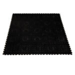 PVC Interlocking Floor Mat; 1000x1000mm (Pack=25pcs; 200x200mm), Black
