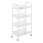 Smith 4-Tier Storage Cart; (45x26x84)cm, White