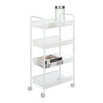 Smith 4-Tier Storage Cart; (45x26x84)cm, White