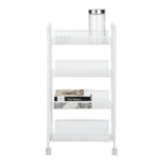 Smith 4-Tier Storage Cart; (45x26x84)cm, White