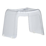 Klear Laundry Stool; (37.5x24.5x28)cm, Clear