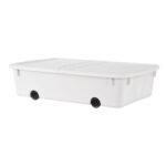 Under Bed Storage Box; (70x44.4x17.4)cm, White